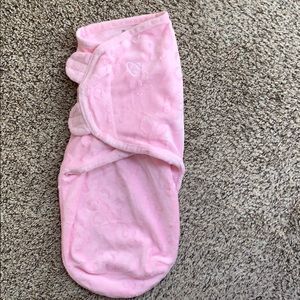 Baby swaddle soft microfleece, small